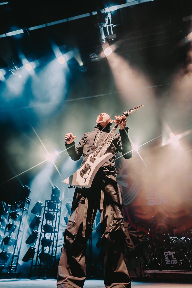 Trivium performing live at AEC Theatre in Adelaide